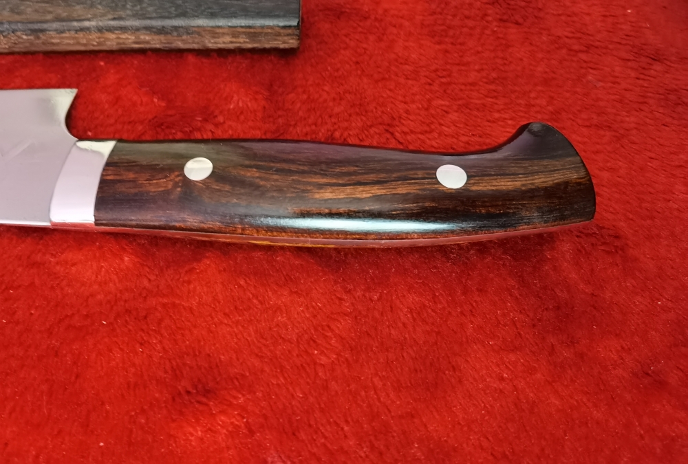 Takeshi Saji SRS13 Ironwood Gyuto 240mm with Saya Yu Kurosaki 240mm walnut wood and pin