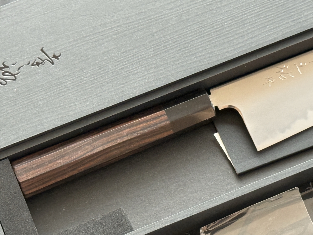 Konosuke Gyuto 225 BY B1 (brand new, with sheath)