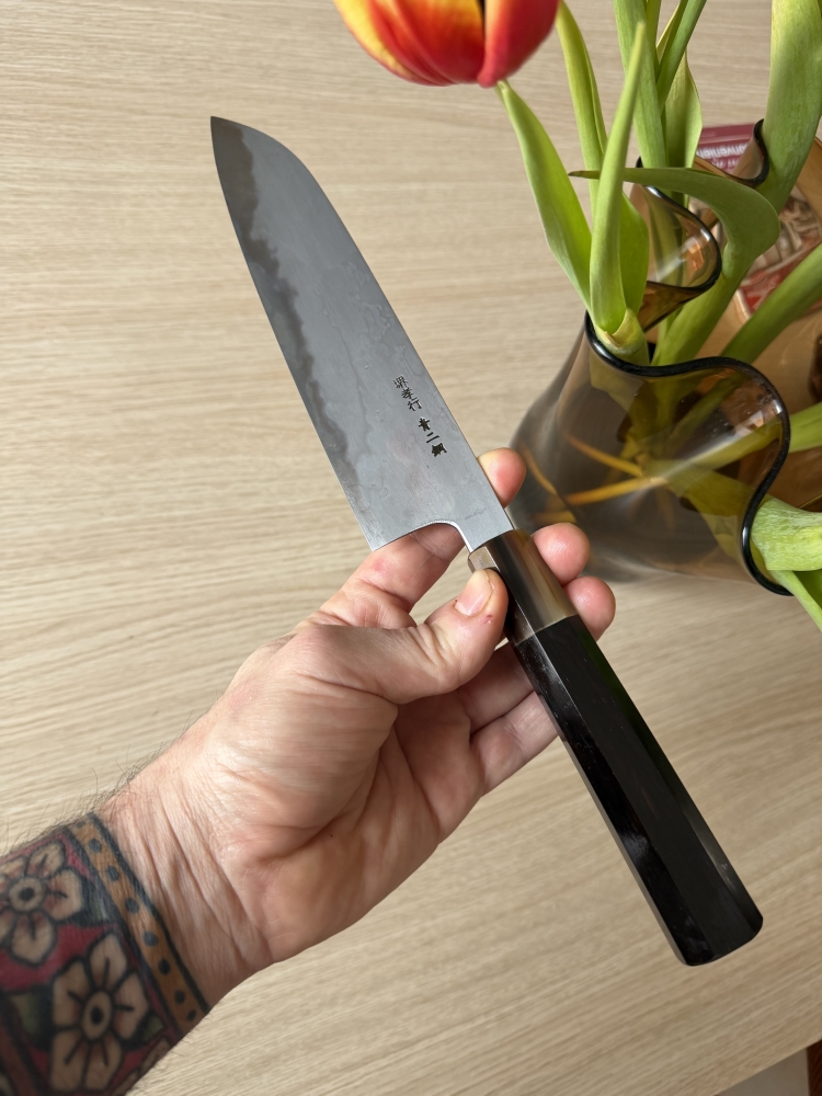 Kenji Togashi 210mm Aogami#2 Santoku 