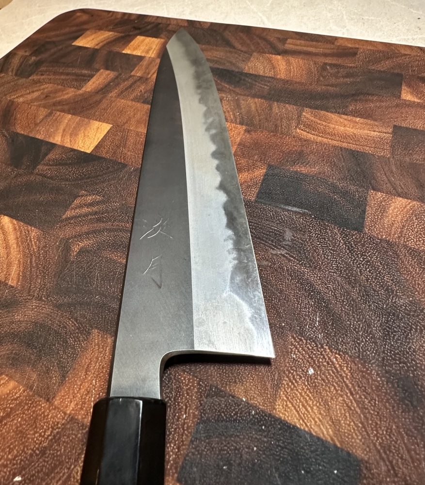 240mm Tetsujin Ginsan Metal Flow Gyuto & 240mm Tangetsu Gyuto