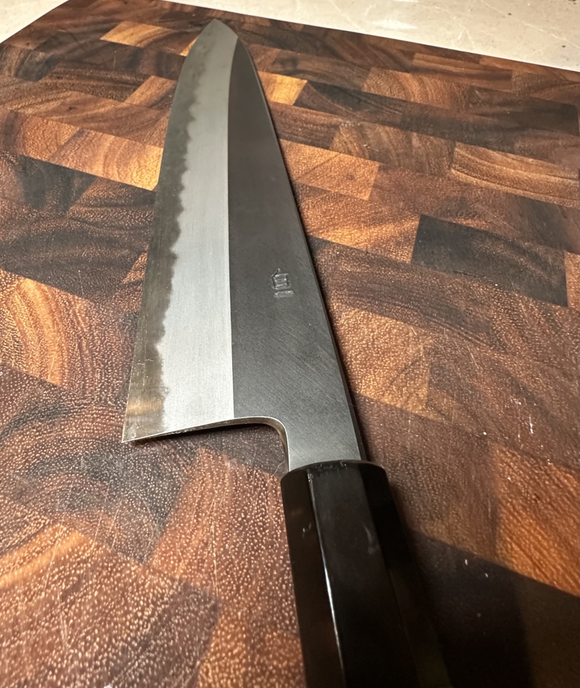 240mm Tetsujin Ginsan Metal Flow Gyuto & 240mm Tangetsu Gyuto