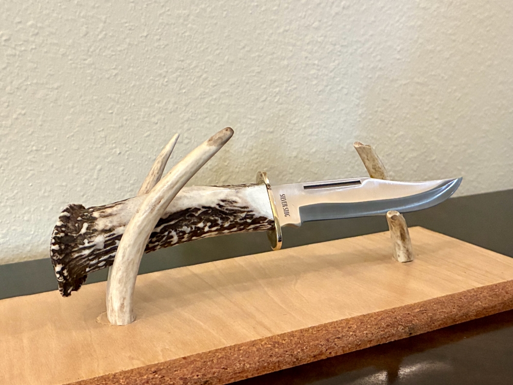 Silver Stag With Bone Handle