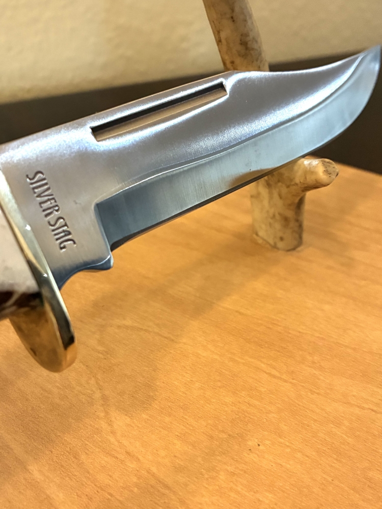 Silver Stag With Bone Handle