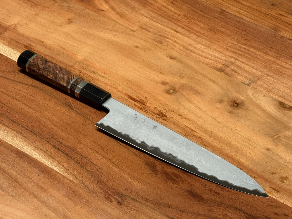 Tetsujin Metal Flow 240mm Blue2 Gyuto BNIB