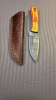 Damascus Steel Fixed Blade W/Sheath 