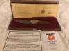 Boker 2006 Damascus collector's folding knife, new in wood box with certificate. BO-2006DF