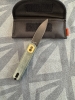 VOSTEED CORGI CG3SVM1 14C28N Black Stonewash Blade Green Micarta handle NIB