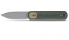 VOSTEED CORGI CG3SVM1 14C28N Black Stonewash Blade Green Micarta handle NIB