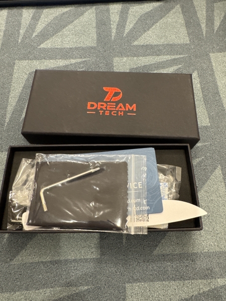 Dreamtech Linerlock Pocket Knife G10 Black DRK3395GB BNIB
