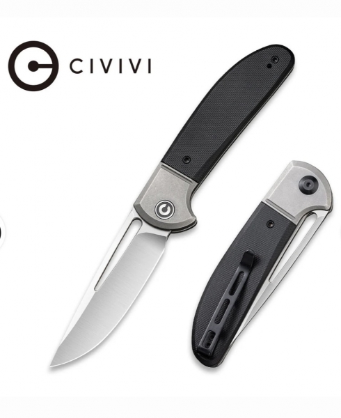 CIVIVI Trailblazer XL Slip Joint & Thumb Hole Knife G10 & Stainless Steel Handle (3.46