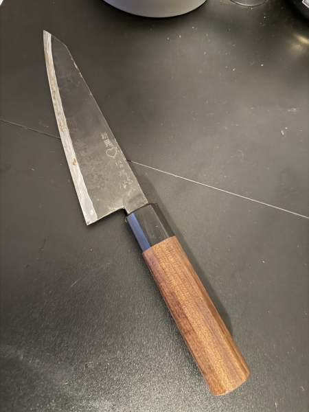 Takeda Stainless Aogami Super Honesuki 150mm (5.9