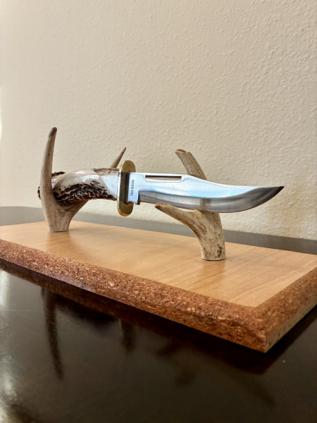 Silver Stag With Bone Handle
