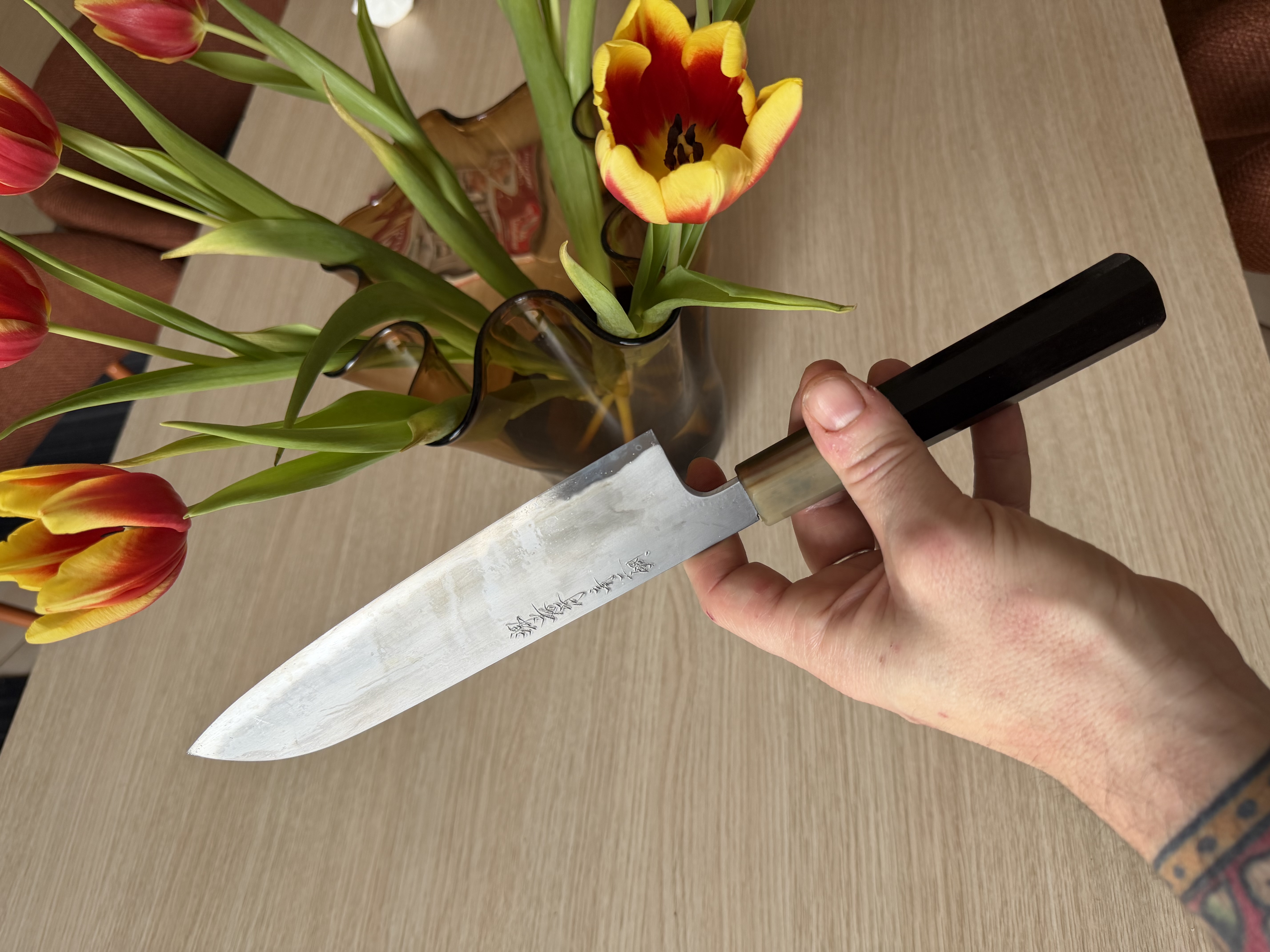 Kenji Togashi 210mm Aogami#2 Santoku