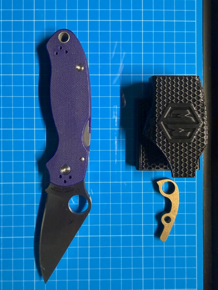 Spyderco Para 3 \"blurple\" S110V