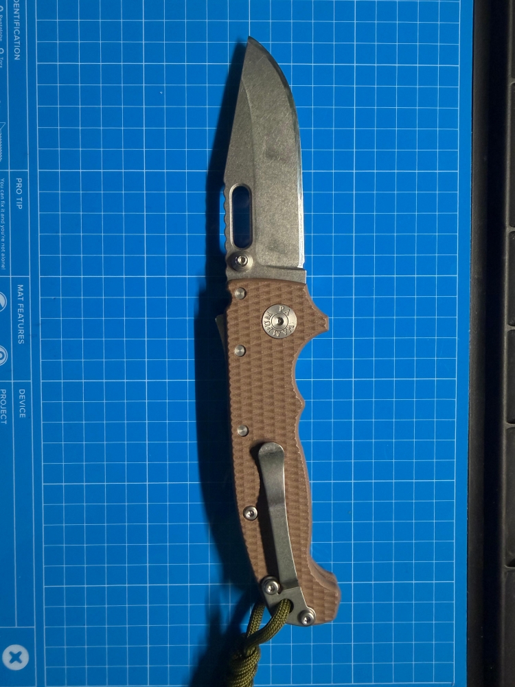 Demko AD20S clip point MagnaCut G10 earth 