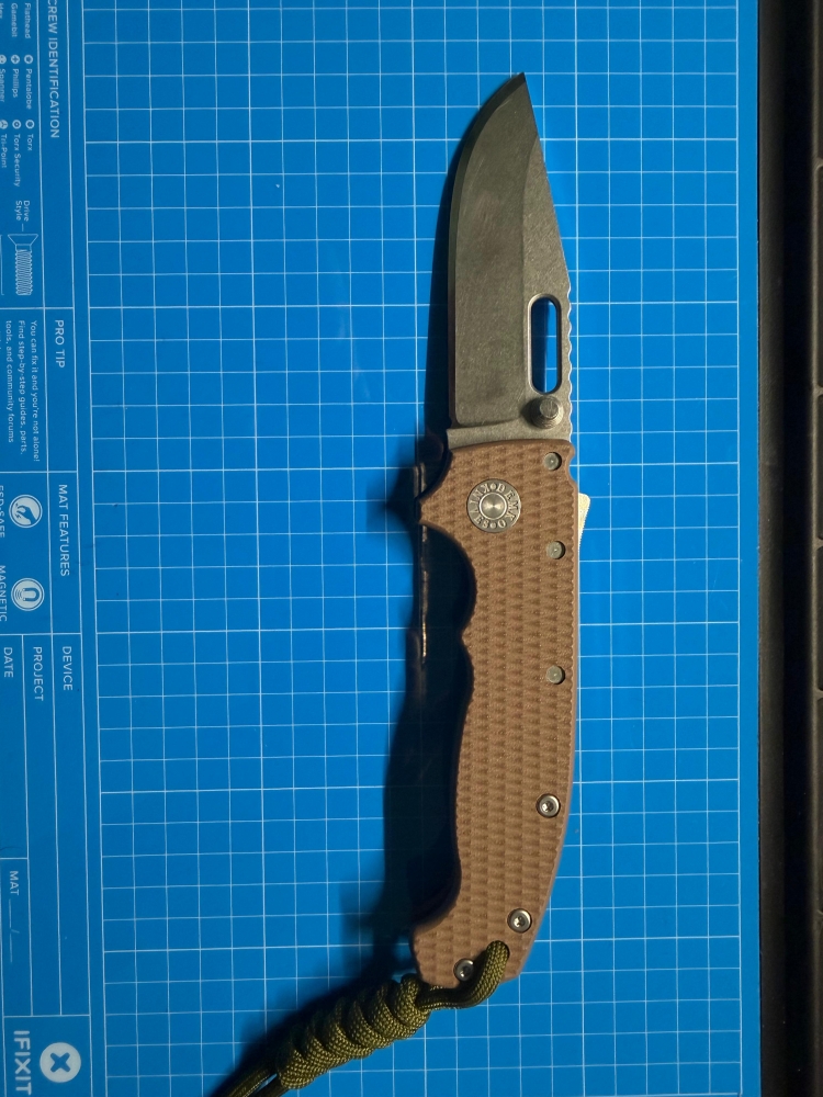 Demko AD20S clip point MagnaCut G10 earth 