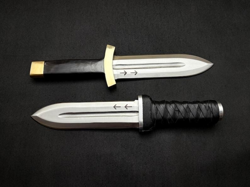 Vinland Saga Handmade Thorfinn knives with Leather Sheath | D2 Steel Anime knives