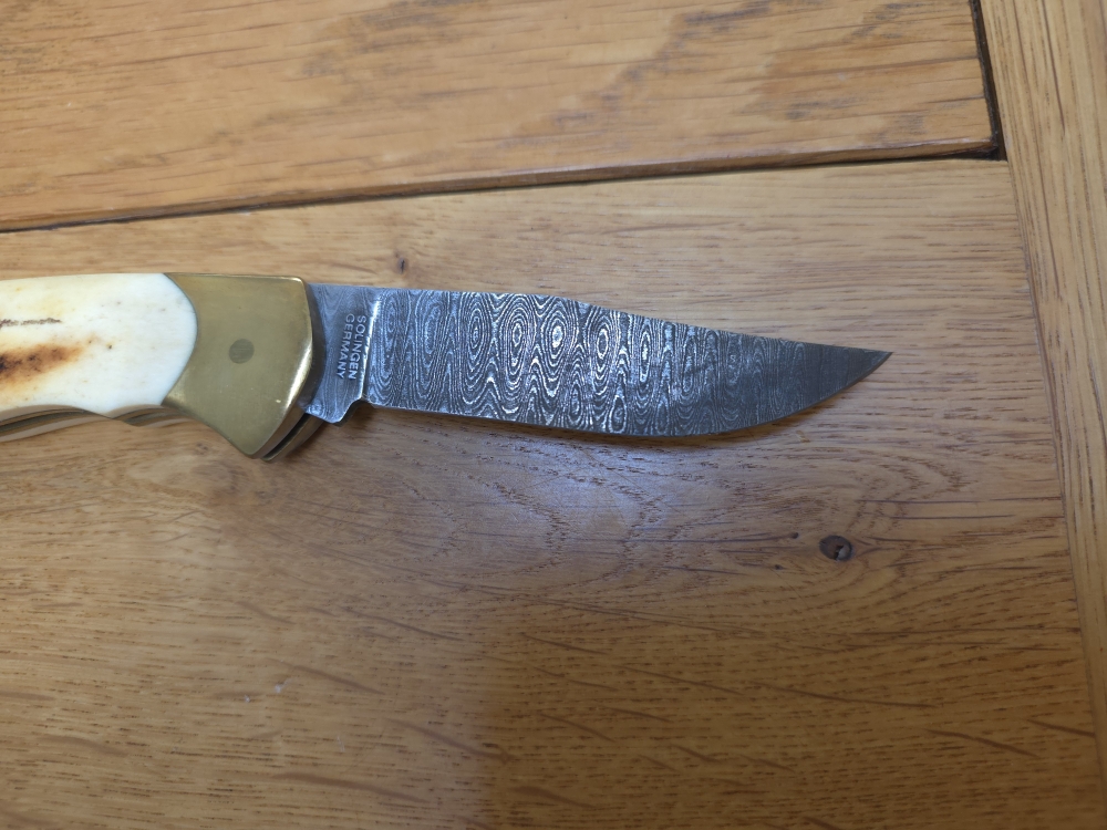 Boker Damascus 1985 – Limited N°722 – Manfred Sachse blade – Needs cleaning