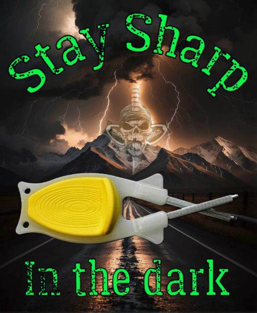 New patent Outdoorsmen knife sharpener