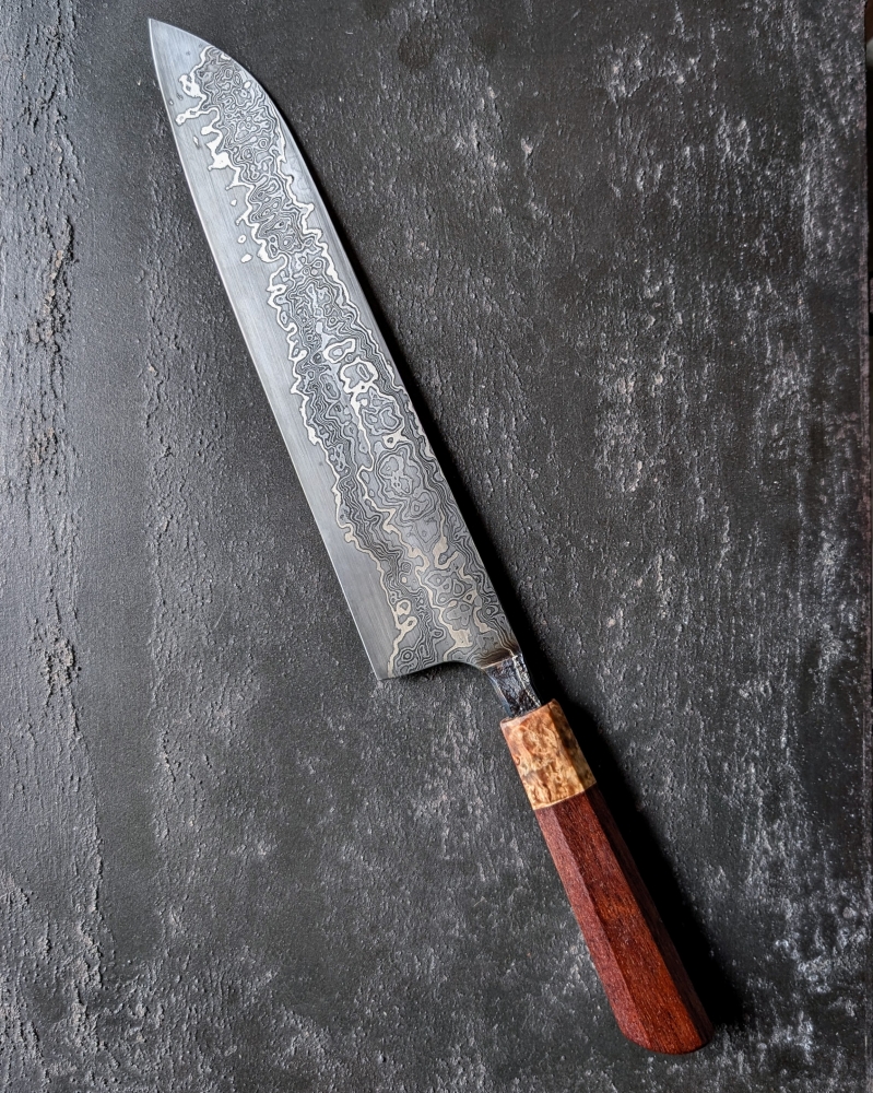 Hyde Aogami Damascus gyuto