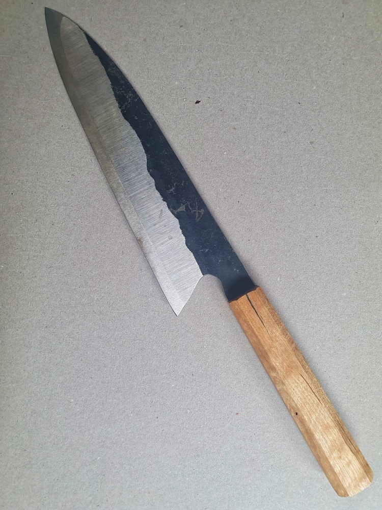 AG Klint 230mm S-grind gyuto in 1075