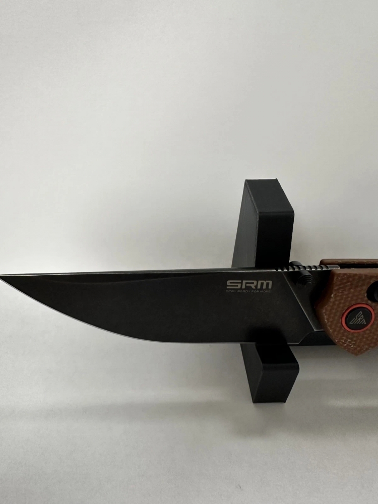 SRM Asika Ambi Lock-Crossbar Lock w/Brown Micarta Handle