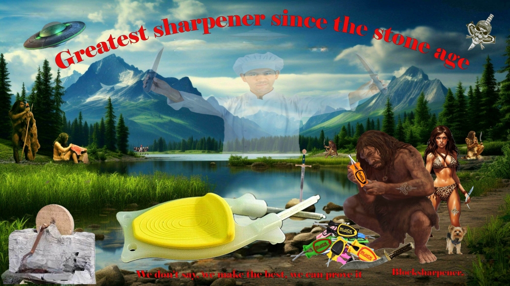 New patent Outdoorsmen knife sharpener