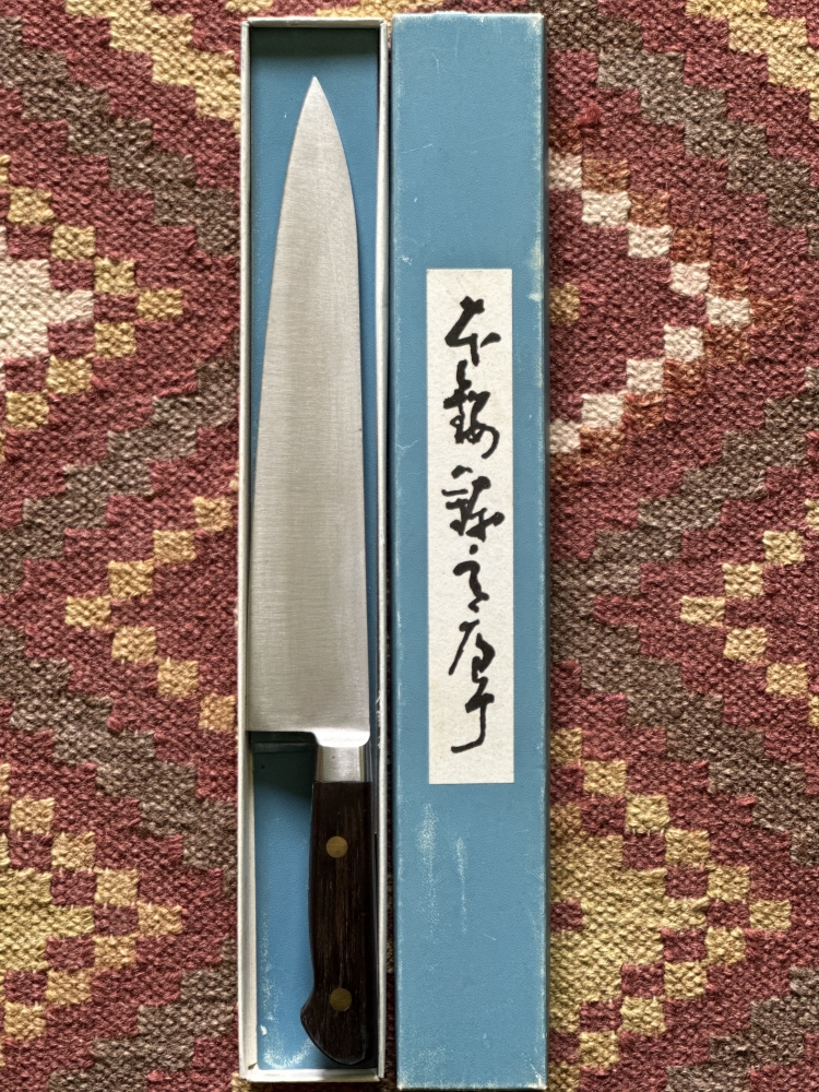OLDSCHOOL  WORKHORSE GYUTO MADE IN THE EARLY 90’ BNIB