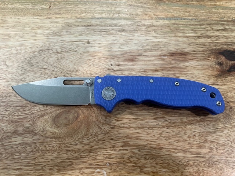 Demko 20.5 20CV Blue G10 Clip Point 