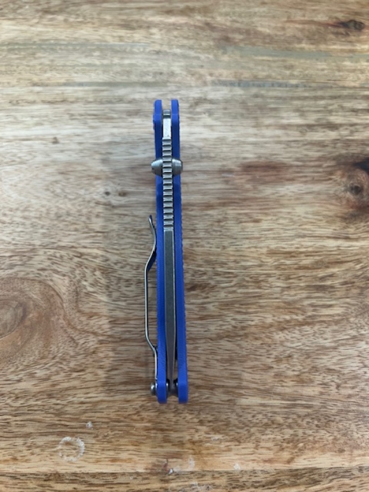 Demko 20.5 20CV Blue G10 Clip Point 