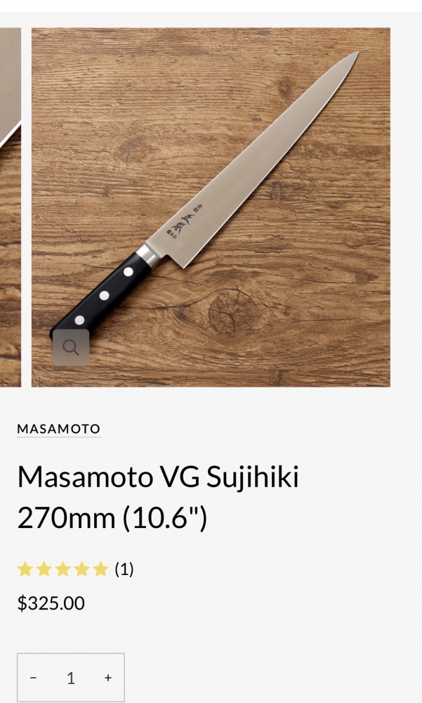 Masamoto sujihiki 