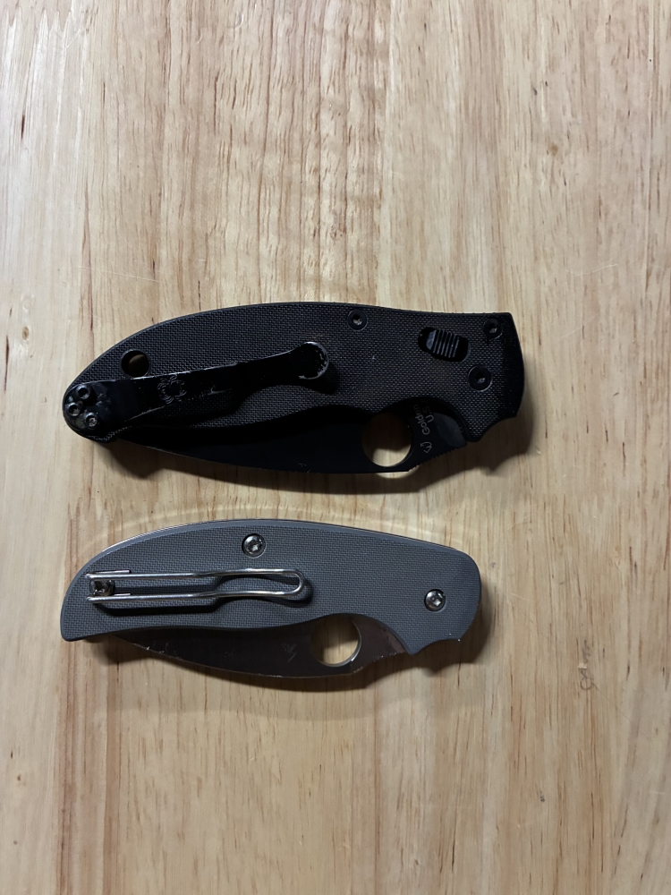 Spyderco Pocket Knives: Manix 2 & Sage 5