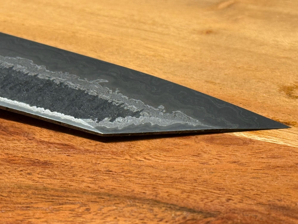 Hatsukokoro x Nigara Itadaki 240mm coreless A2/B2 Damascus K-Tip Gyuto