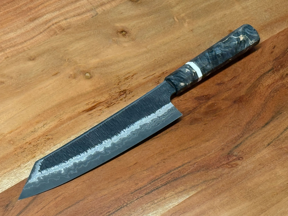Hatsukokoro x Nigara Itadaki 240mm coreless A2/B2 Damascus K-Tip Gyuto