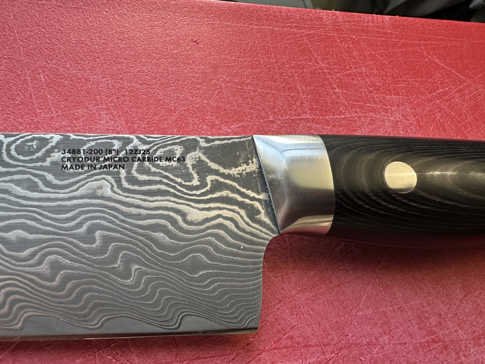 Kramer Stainless Damascus 8\" Narrow Chef's Knife