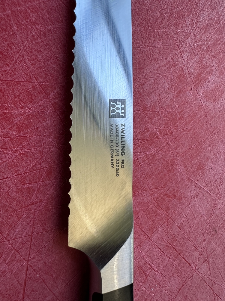 ZWILLING PRO 5-inch Utility Knife, Serrated Edge
