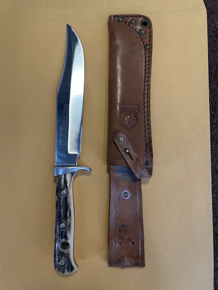 Original Puma 6396 handmade Bowie knife w/sheath