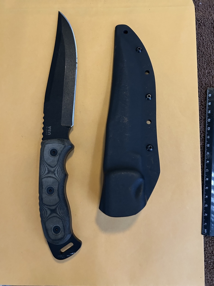 TOPS Moccasin Ranger W-954 w/Kydex Sheath