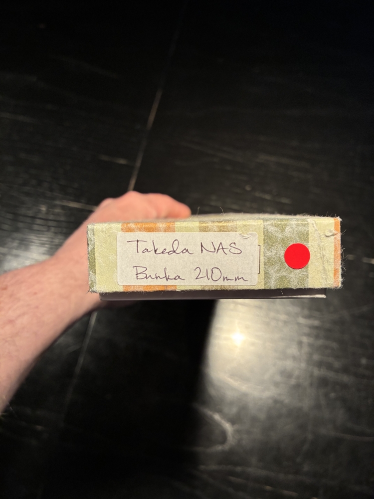 Takeda NAS Bunka/Kiritsuke 210mm NEW