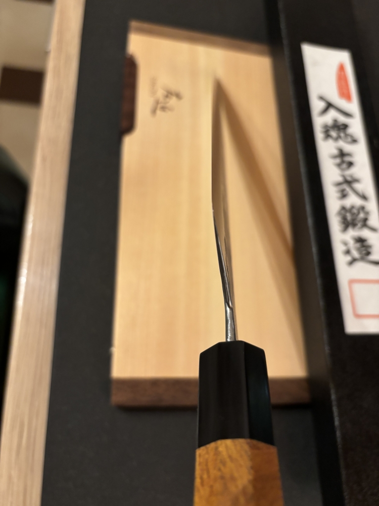 Goko Hamono Gyuto, white 1, 240mm, Zelkova handle!!!