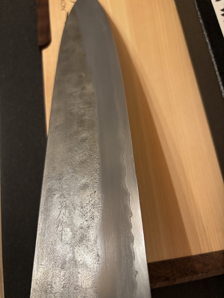 Goko Hamono Gyuto, white 1, 240mm, Zelkova handle!!!