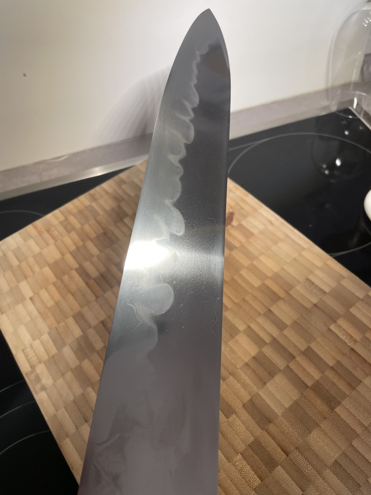 Full Tamahagane Oroshigane Honyaki 33cm Gyuto 