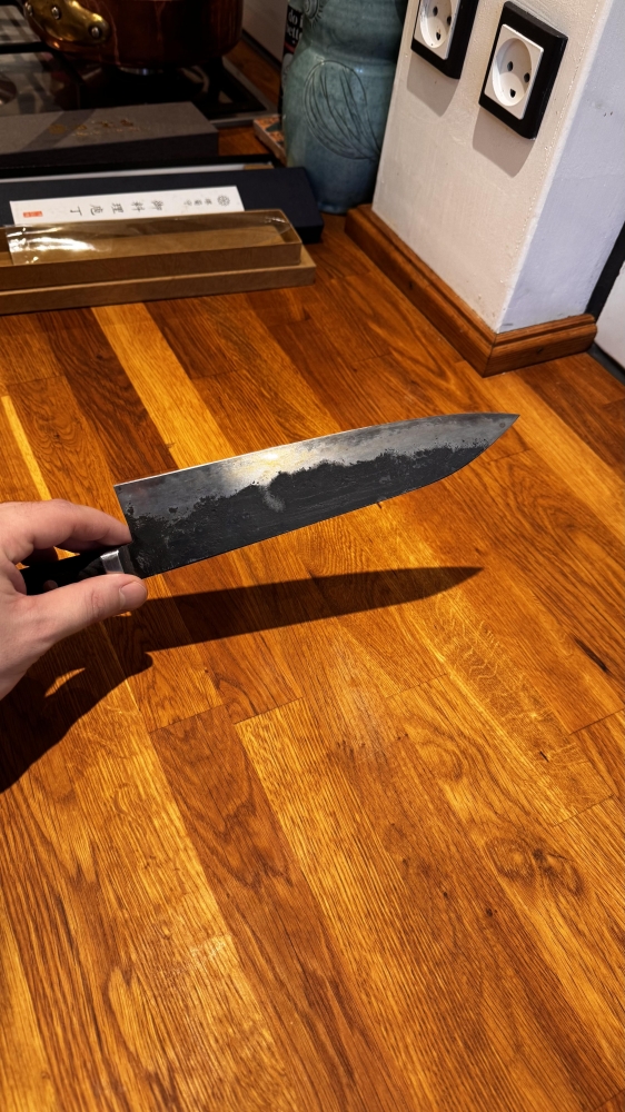 Morihei Hisamoto Kurouchi W#1 210mm Gyuto