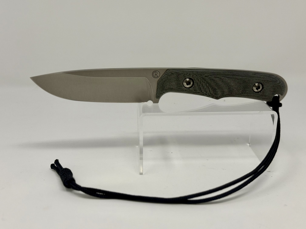 Chris Reeve Backpacker MagnaCut Fixed Blade - Black Micarta - BPR-1000
