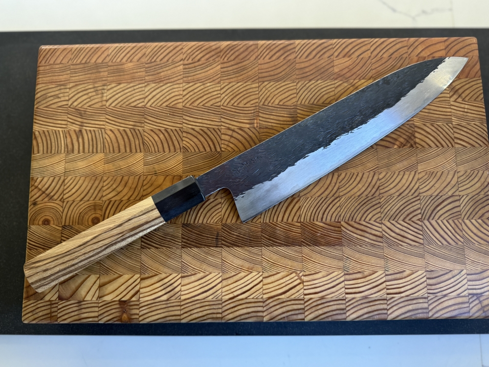 Isamitsu 240mm w1 stainless clad