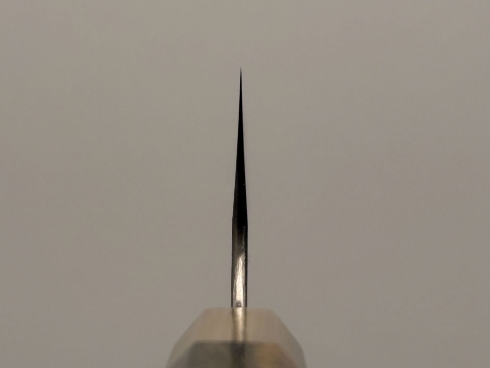 Nigara 180mm K-Tip Nakiri Aogami Super with custom handle