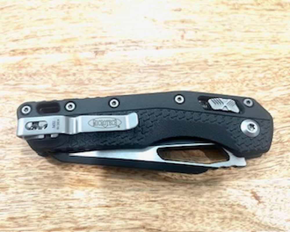 Microtech MSI  S/E Trip-Grip Polymer Black Standard 