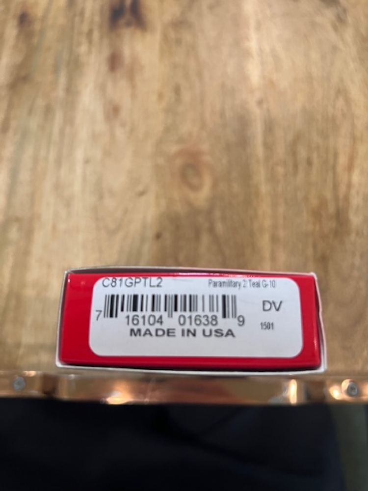 Spyderco Paramilitary 2 Teal G10 CPM S90V 