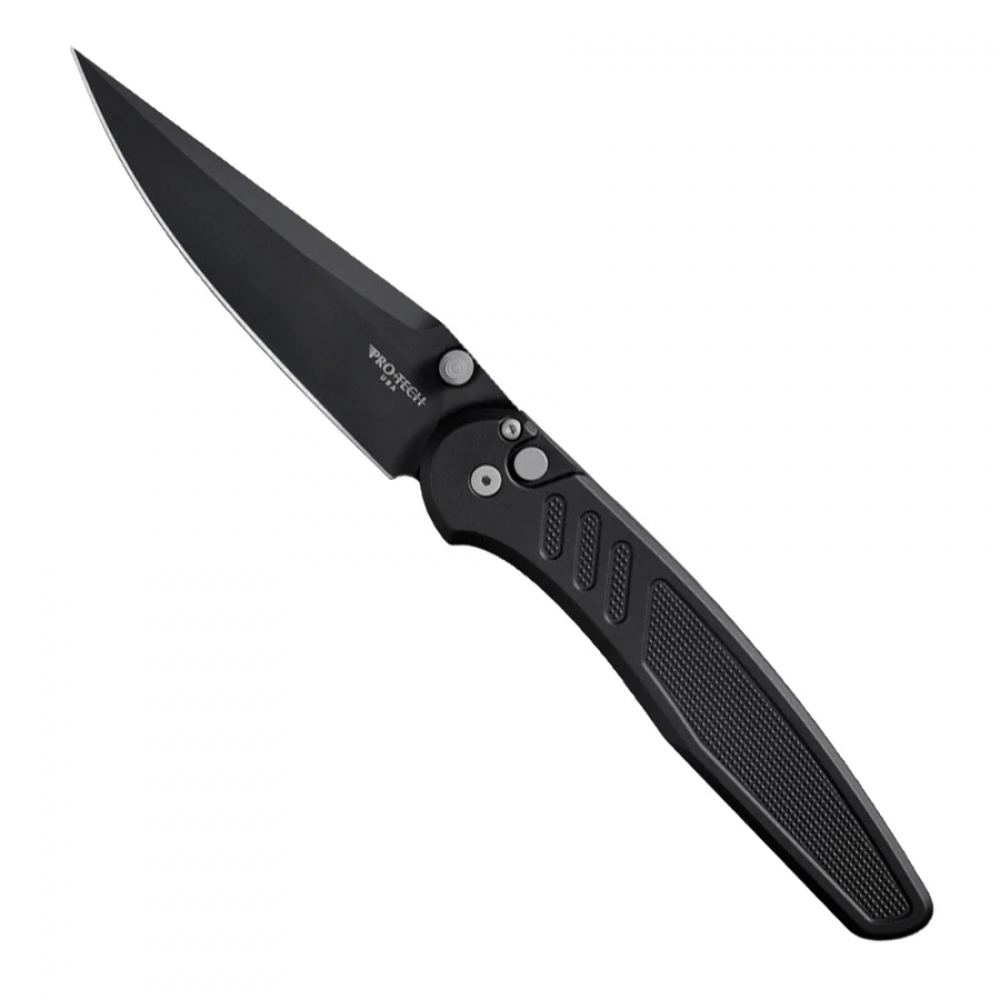 New Pro-Tech Avalon PN1103 Peace Neighbor MagnaCut Black DLC Manual Knife USA