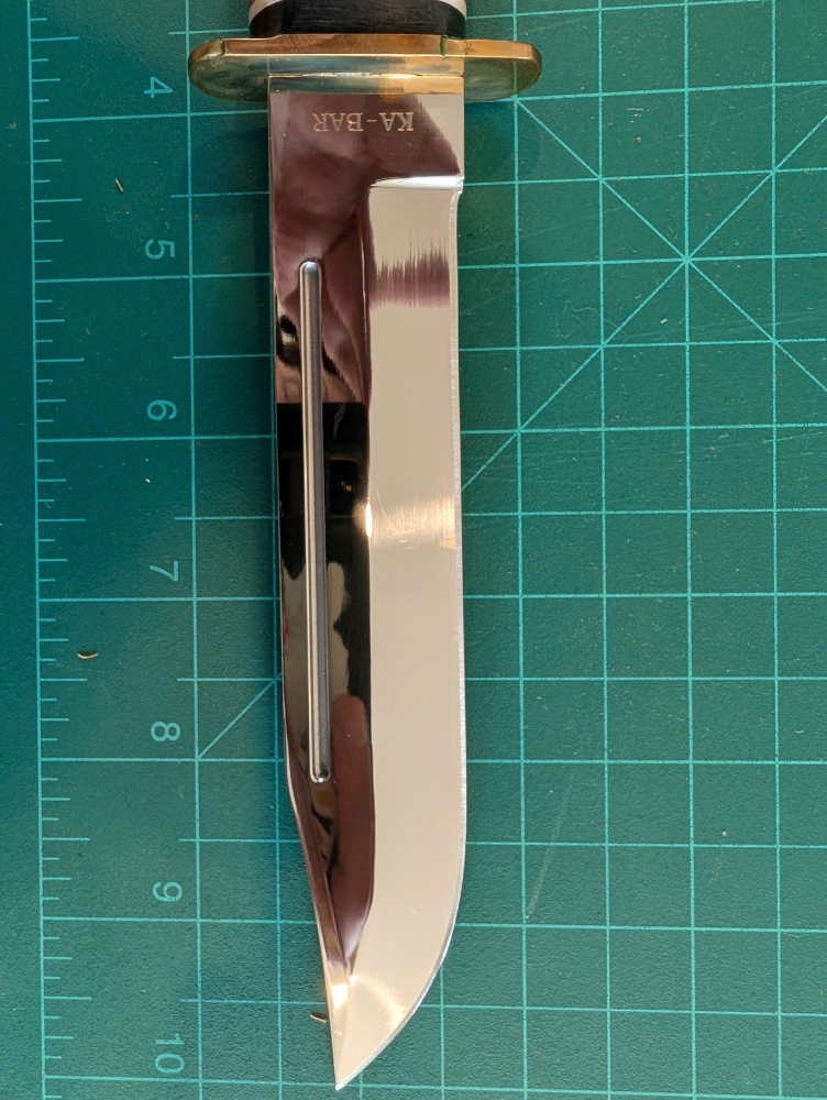 Ka-Bar Marine Hunter Fixed Blade Knife with Sheath (Ka1235)